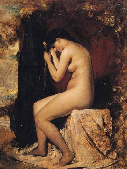William Etty Seated Female Nude oil painting picture